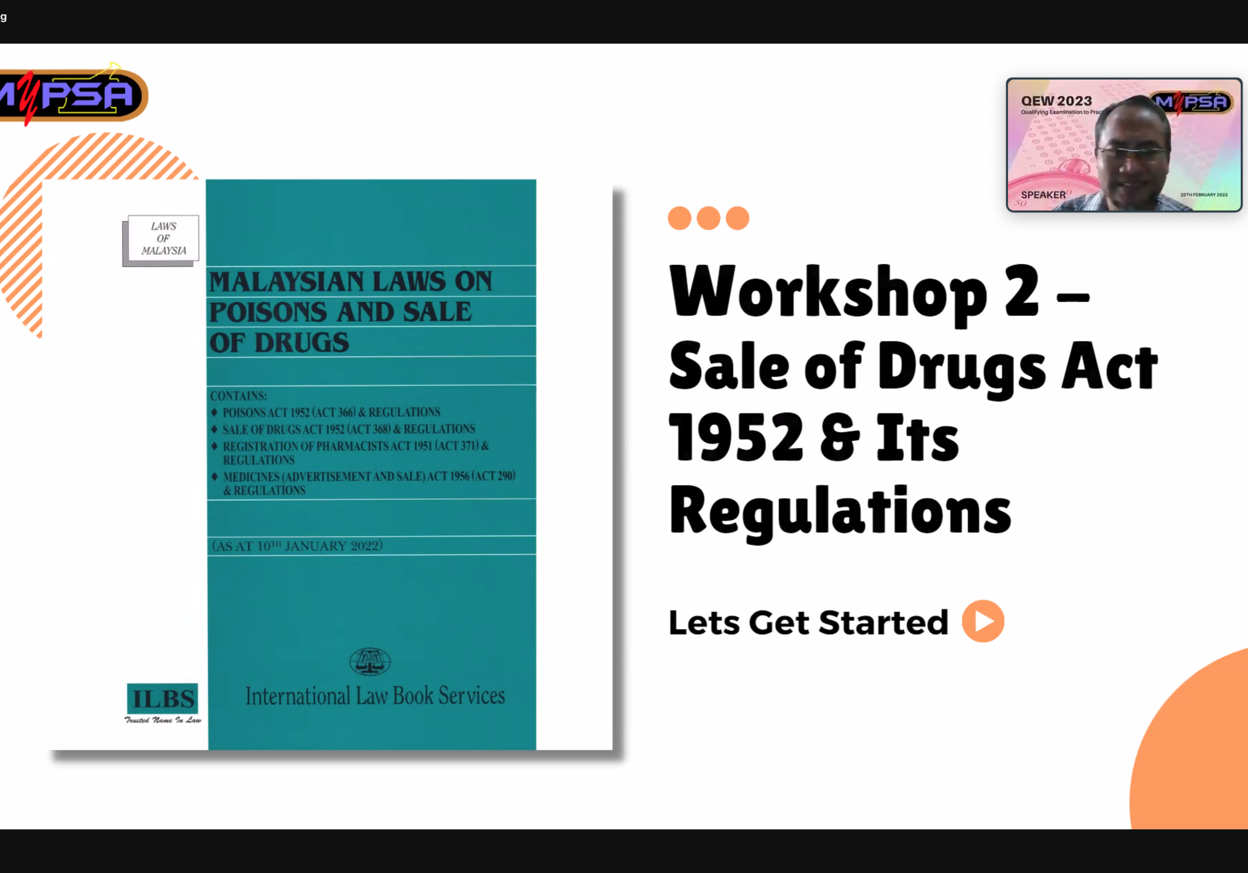 MyPSA QEW - Workshop 2